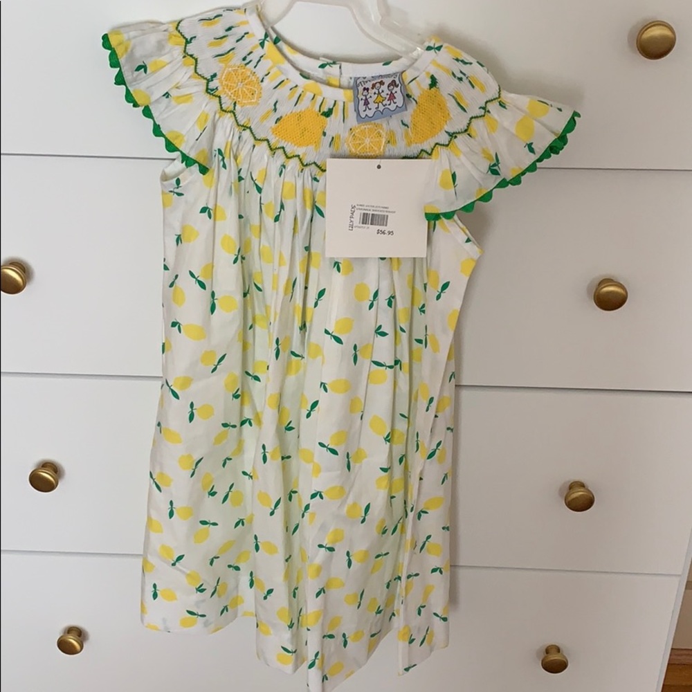 Smocked Lemon Dress